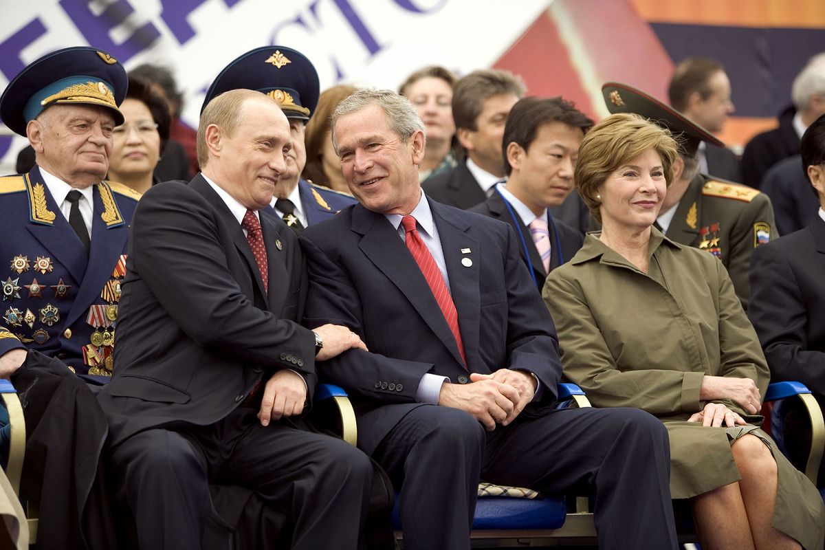 Wizyta ówczesnego prezydenta USA George'a W. Busha w Moskwie w maju 2005 roku