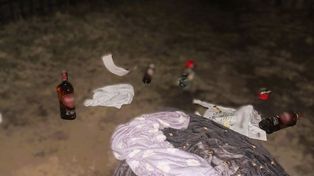 Człuchów: Rozłożył się z flaszkami na kocu i zadzwonił na służby. Twierdził, że został uprowadzony