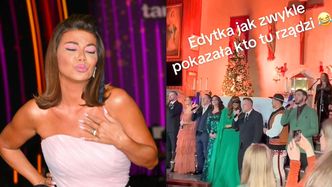 Edyta Górniak odepchnęła (?) muzyka na scenie podczas kolędowania w USA