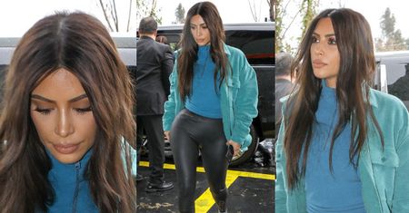 "Modna" Kim Kardashian spaceruje w ubraniach zaprojektowanych przez Westa
