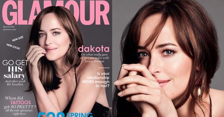 Dakota Johnson pozuje dla "Glamour"
