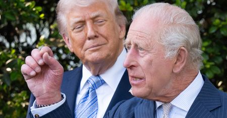 Donald Trump dwukrotnie NARUSZYŁ protokół podczas spotkania z królem Karolem III. Ekspertka zabrała głos