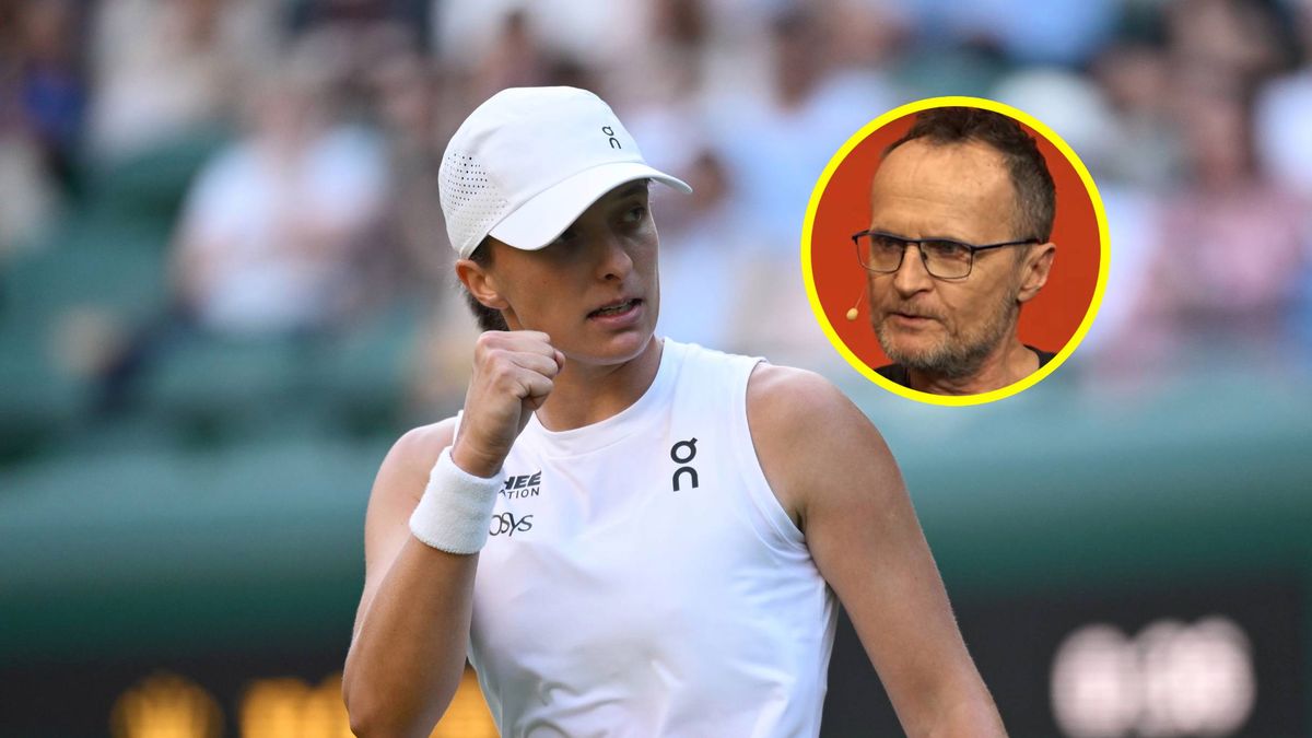 Getty Images / Hannah Peters oraz Youtube/Przegląd Sportowy / Na zdjęciu: Iga Świątek i Tomasz Wolfke