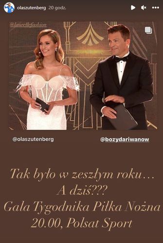 Na zdjęciu: relacja na Instagramie Aleksandry Szutenberg