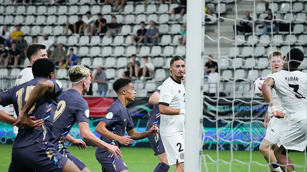 Getty Images / Alexandra Fechete/MB Media / Na zdjęciu: piłkarze podczas meczu Niemcy U-19 - Francja U-19