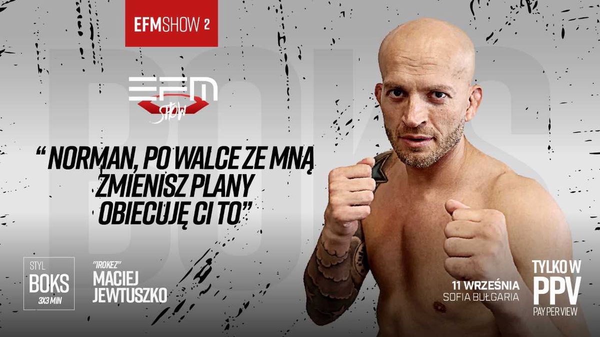 Materiały prasowe / Maciej Jewtuszko jest pewny siebie przed walką z Normanem Parkiem