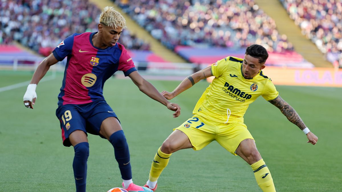 PAP/EPA / PAP/EPA/Toni Albir / Lamine Yamal zdobył kolejnego kapitalnego gola