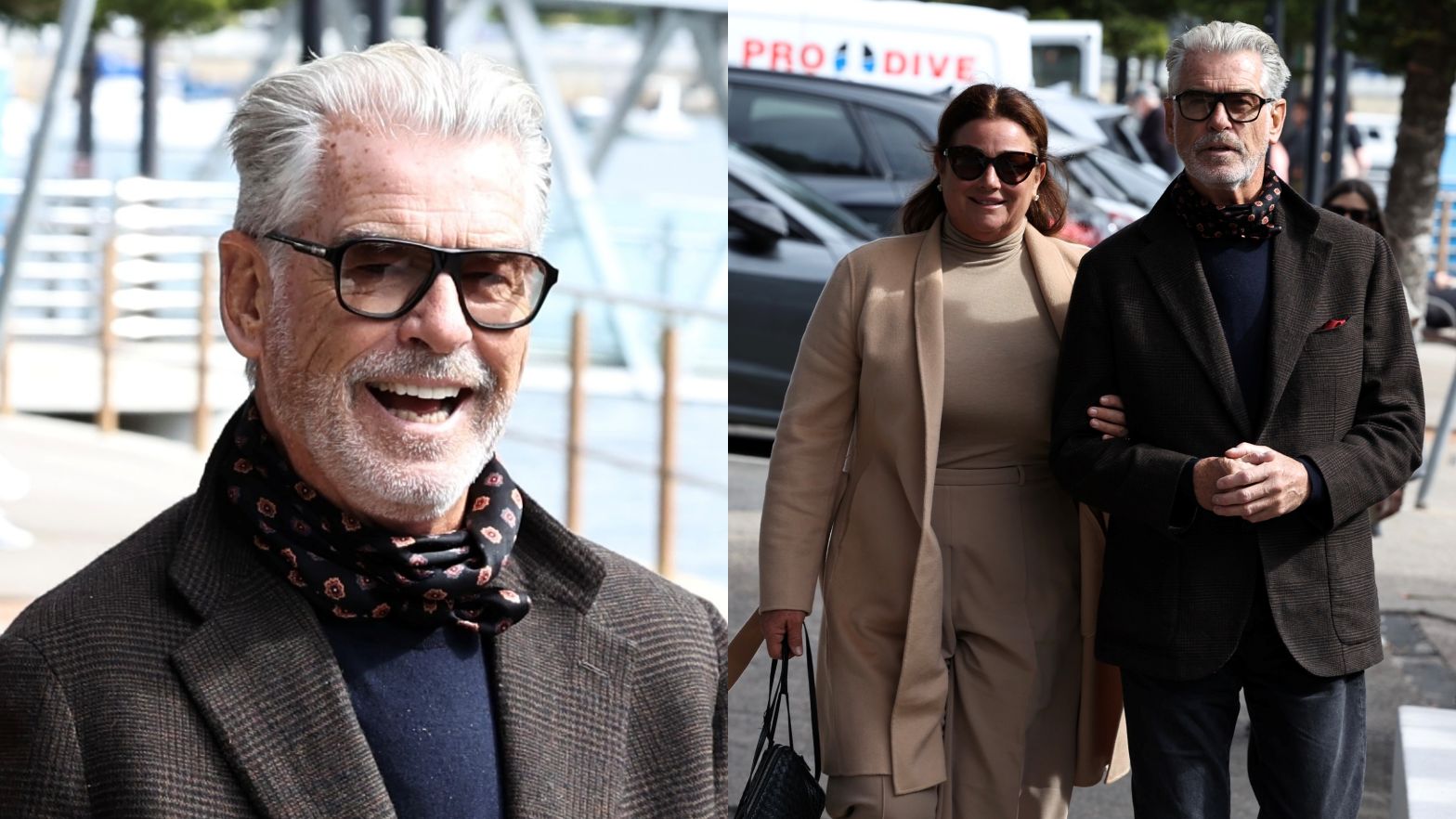 Pierce Brosnan na randce z żoną