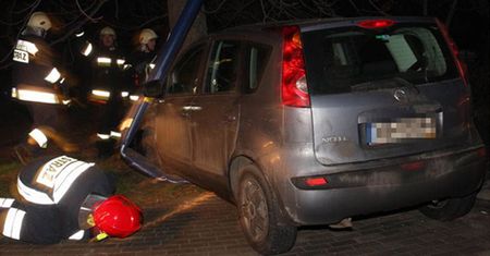 Zderzenie z latarnią