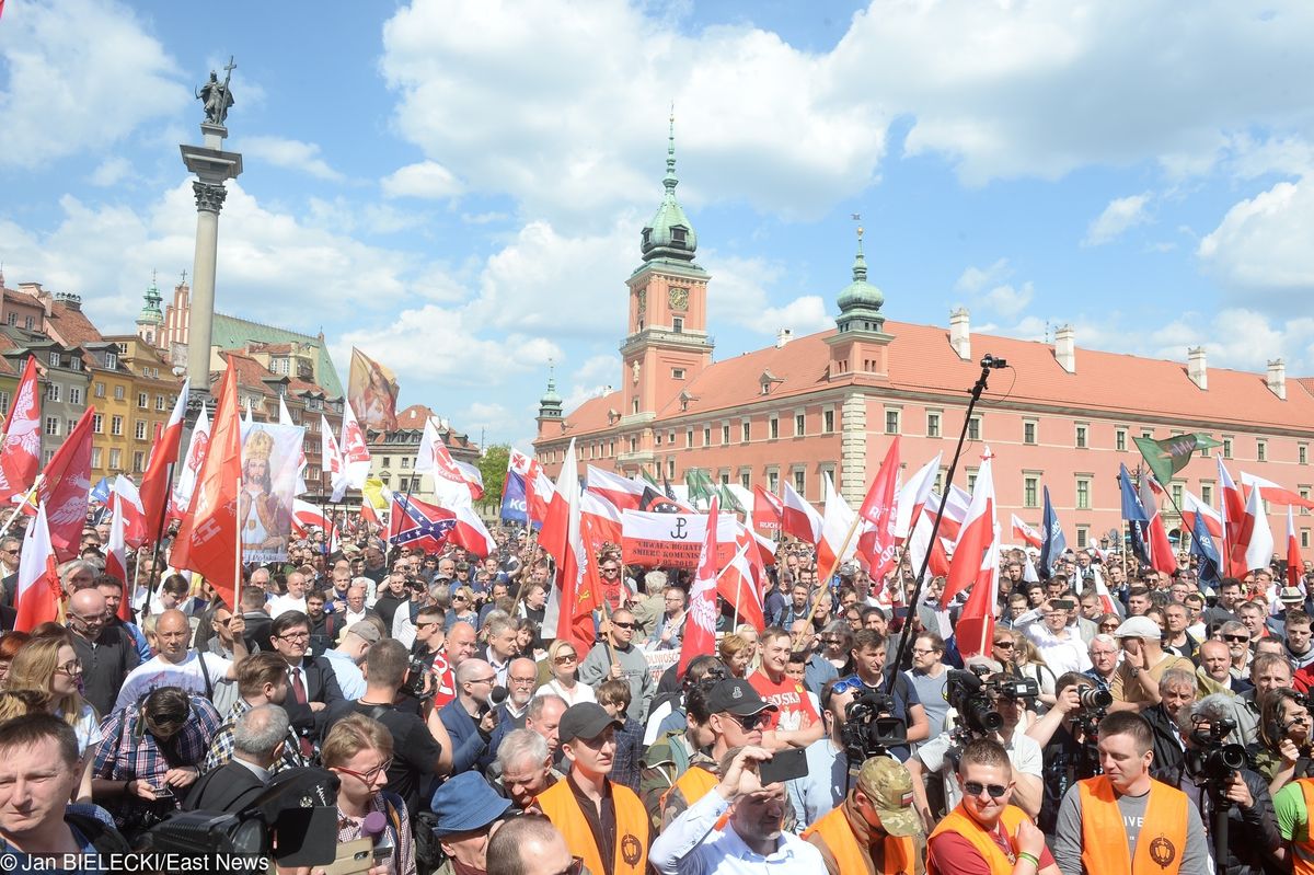 Wielki Marsz Suwerenności w Warszawie. Była próba blokady