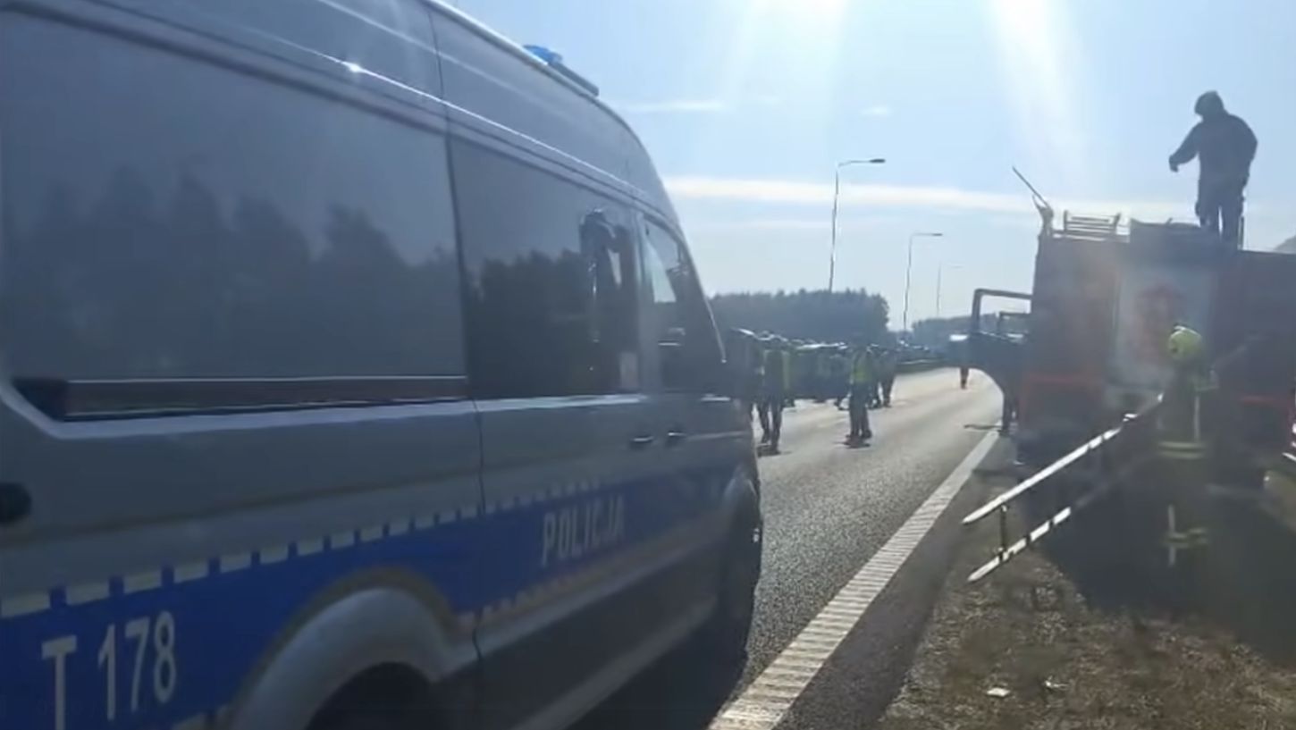 Tragiczne zdarzenie na trasie S7