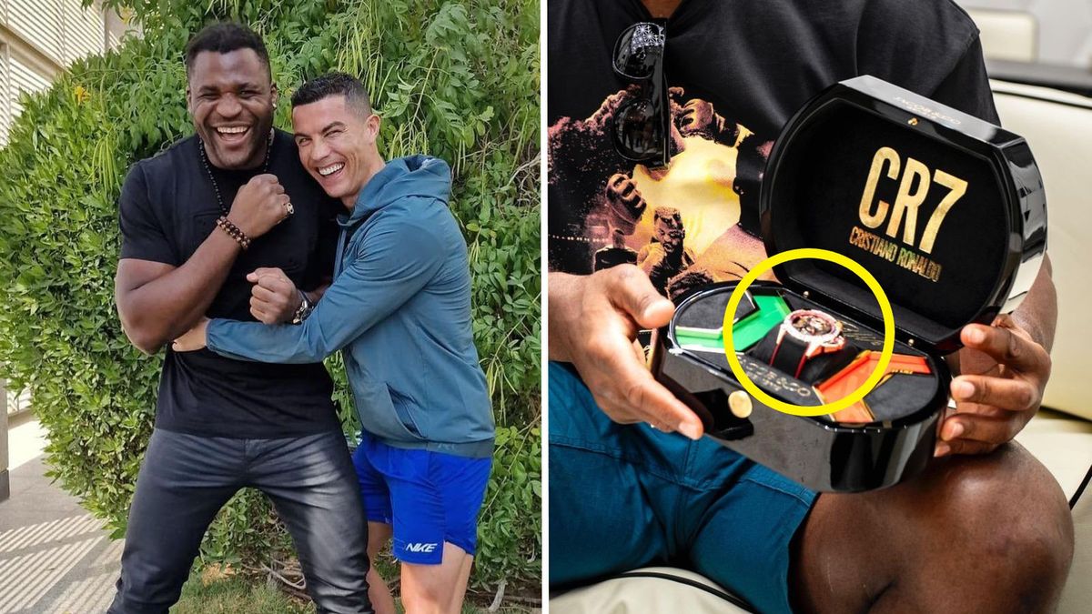 Cristiano Ronaldo dał prezent Francisowi Ngannou