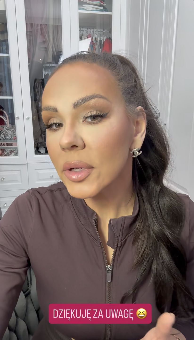 Sylwia Bomba w makijażu
