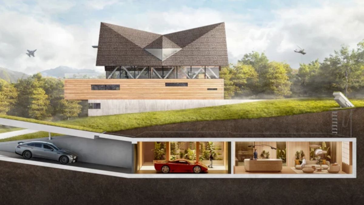 Luksusowy schron atomowy.