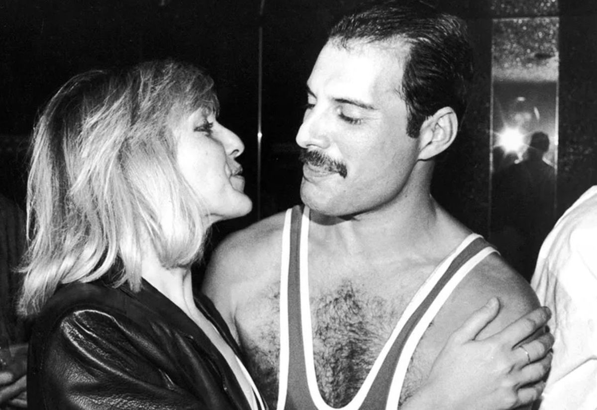 Mary Austin i Freddie Mercury,1984 r.