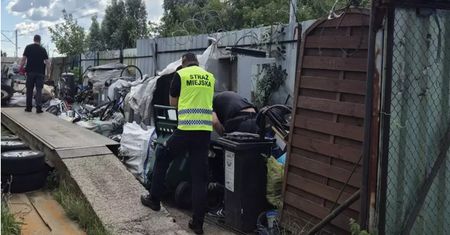 Weszli do skupu złomu w Gdańsku. Już wiadomo, co tam znaleźli