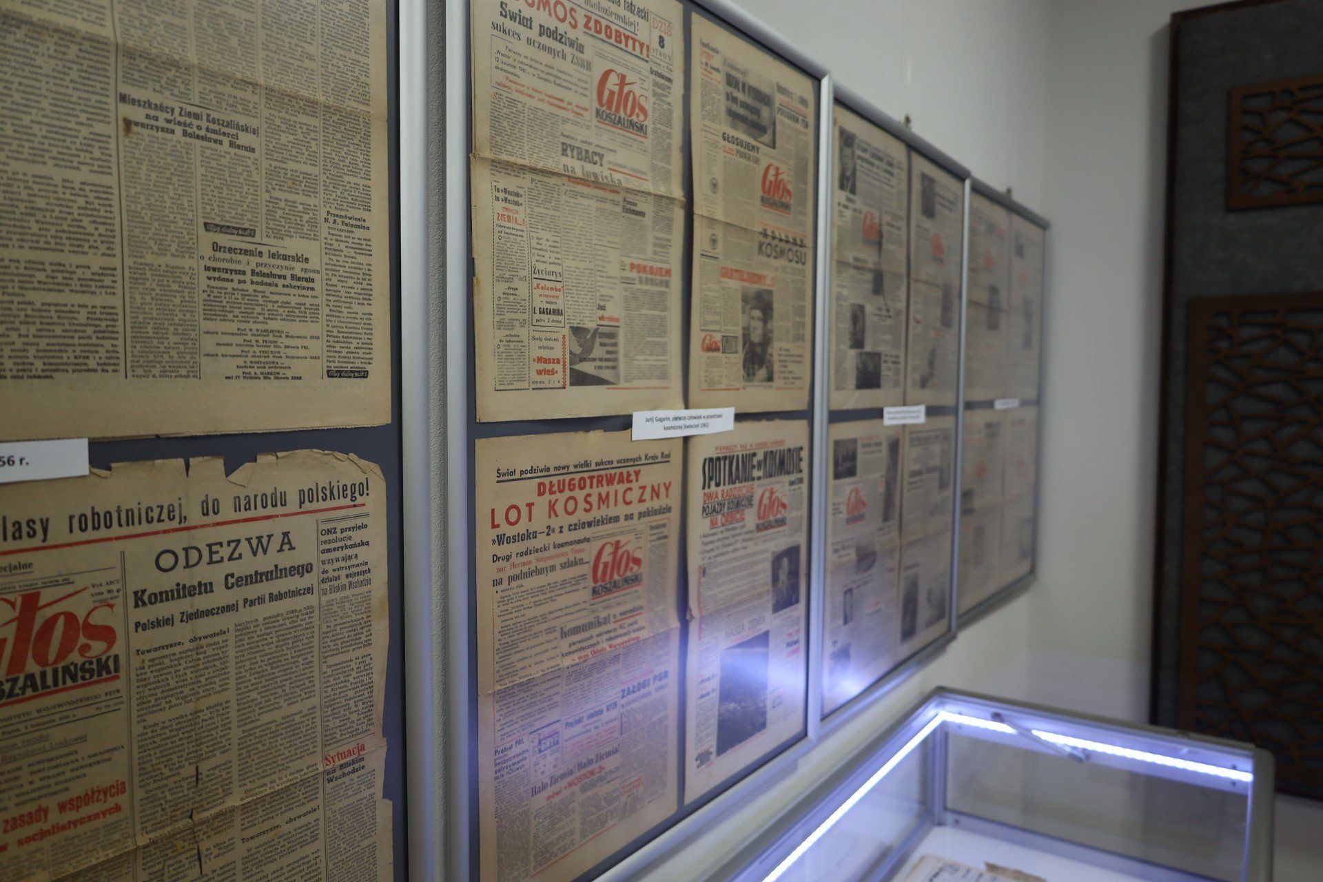 Wystawa 200 lat prasy w Słupsku.