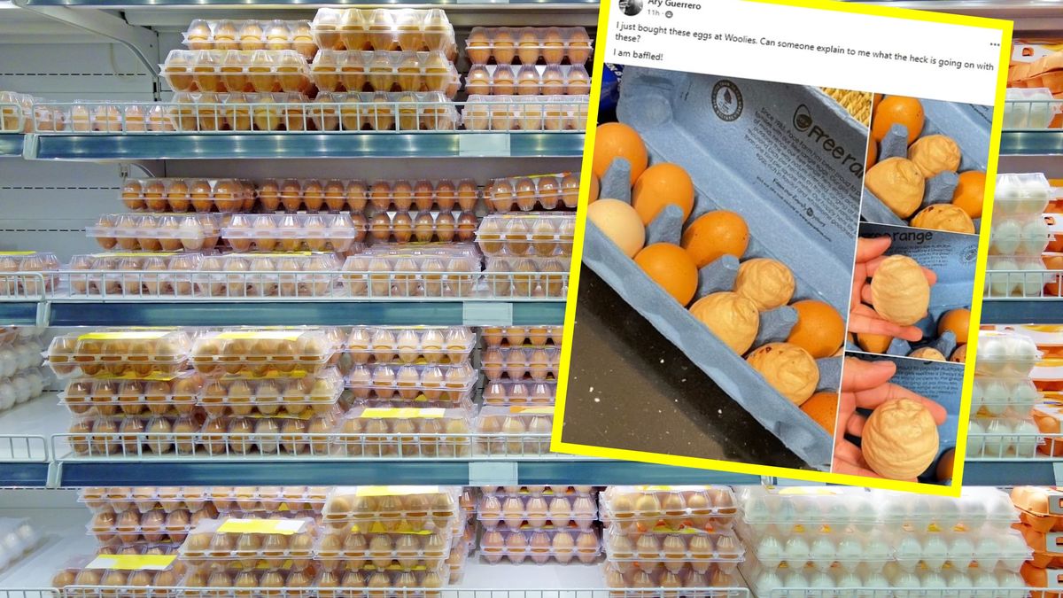 Kobieta znalazła w pudełku dziwnie wyglądające jajka 