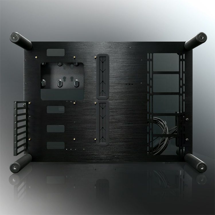 Raijintek Paean: prestiżowa obudowa bench table ze szkła i aluminium 8