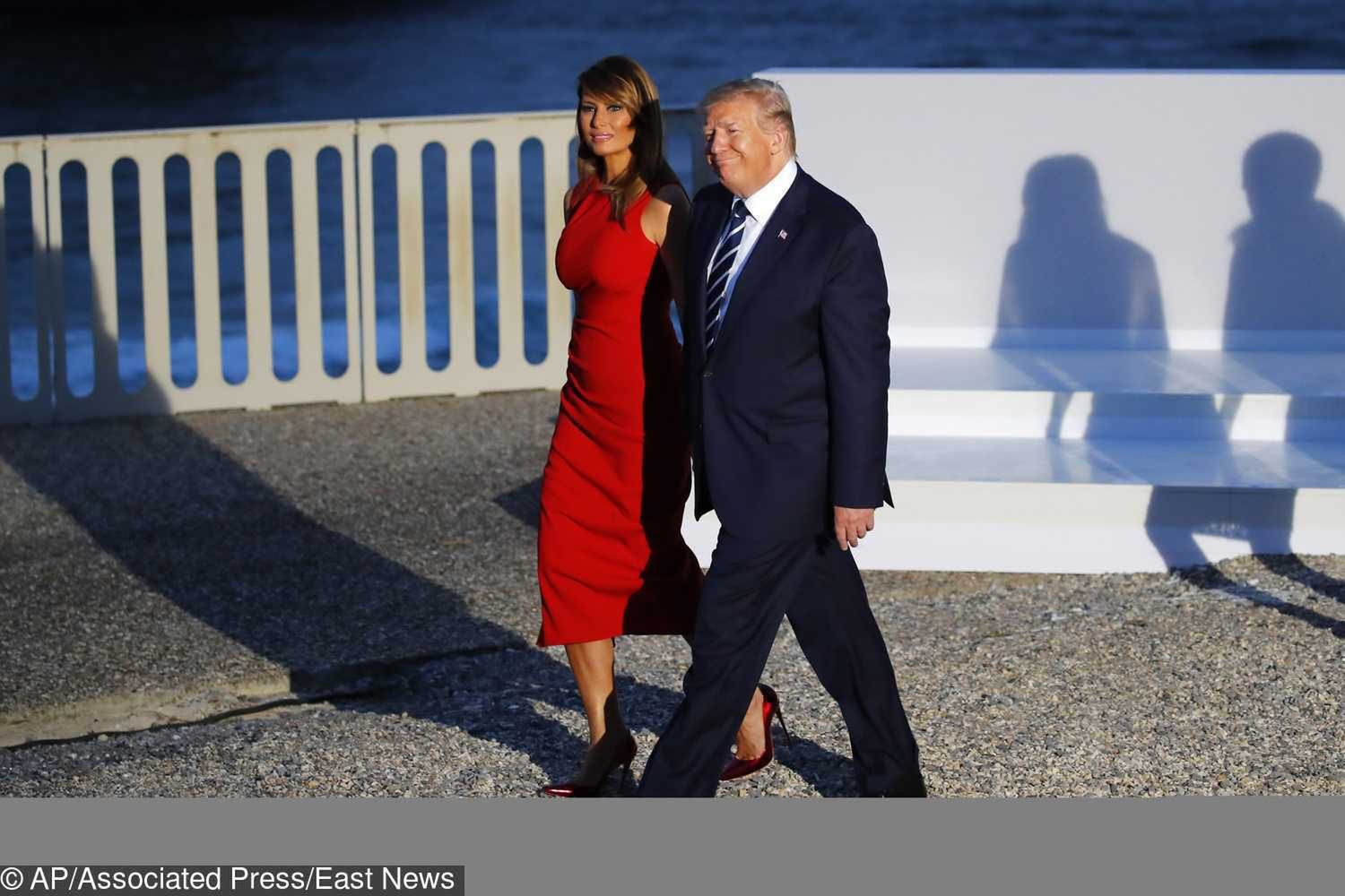 Donald Trump i Melania Trump - szczyt G7