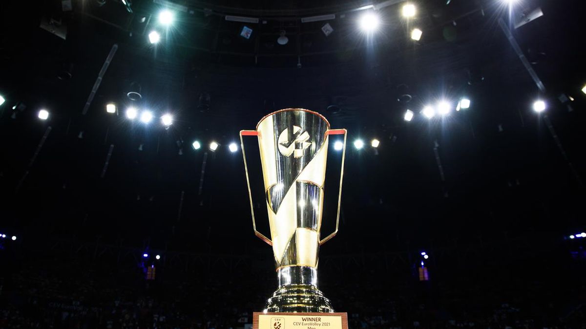 Zdjęcie okładkowe artykułu: Materiały prasowe / CEV / Trofeum dla triumfatora Mistrzostw Europy