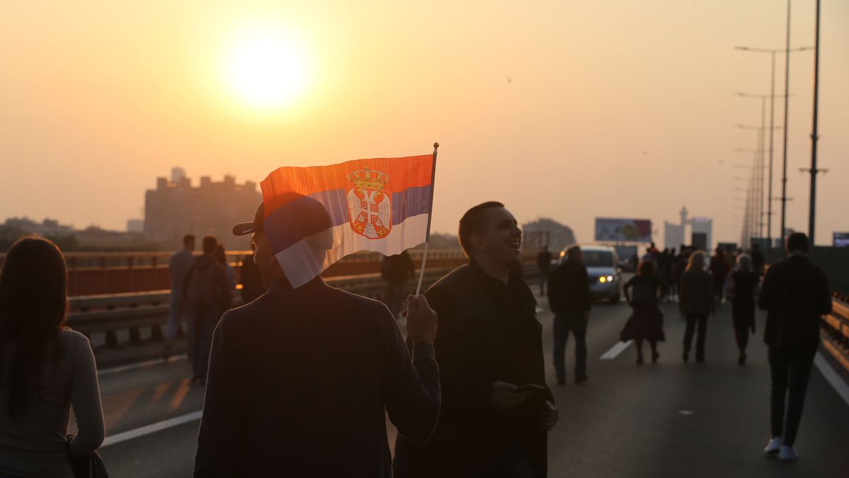 Masowe protesty w Serbii