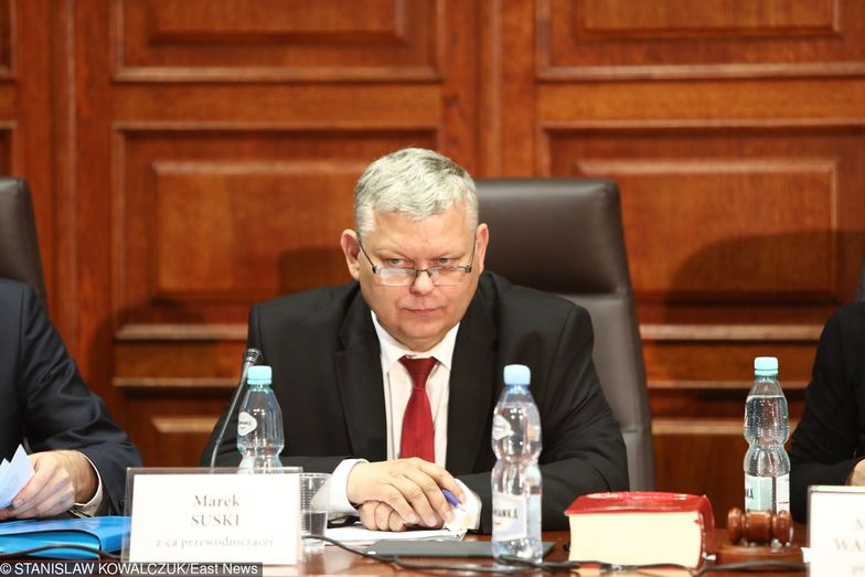 Marek Suski jako wiceprzewodniczący komisji ds. Amber Gold.