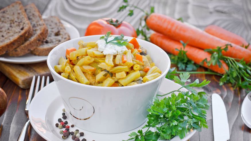 Gotowana mrożona fasolka szparagowa bez dodatku soli, odsączona