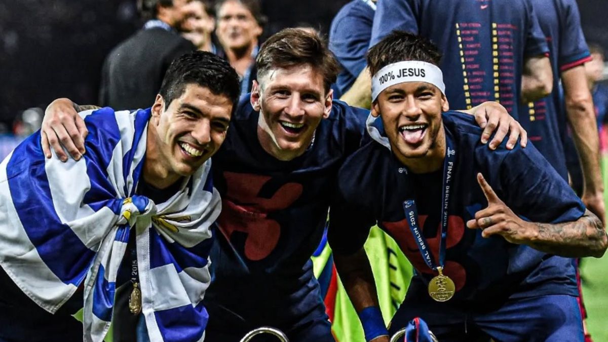 Instagram / FC Barcelona / Luis Suarez, Lionel Messi i Neymar w FC Barcelonie