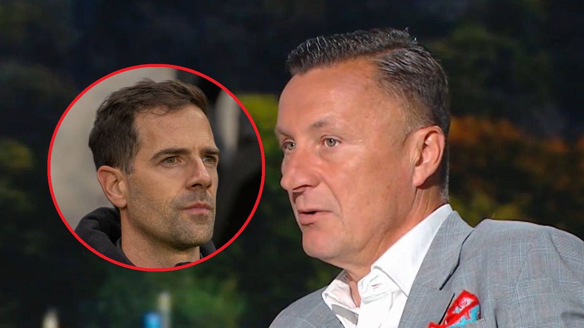 Getty Images /  Marek Antoni Iwaczuk/SOPA Images/LightRocket via Getty Images/Twitter Polsat Sport / Na dużym zdjęciu Tomasz Hajto, na małym Inaki Astiz