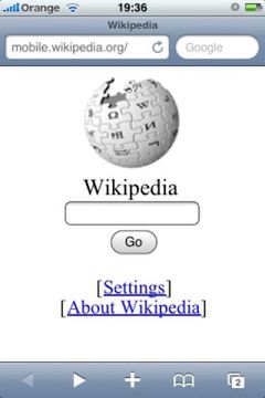 Wikipedia w wersji mobilnej już jest! 1