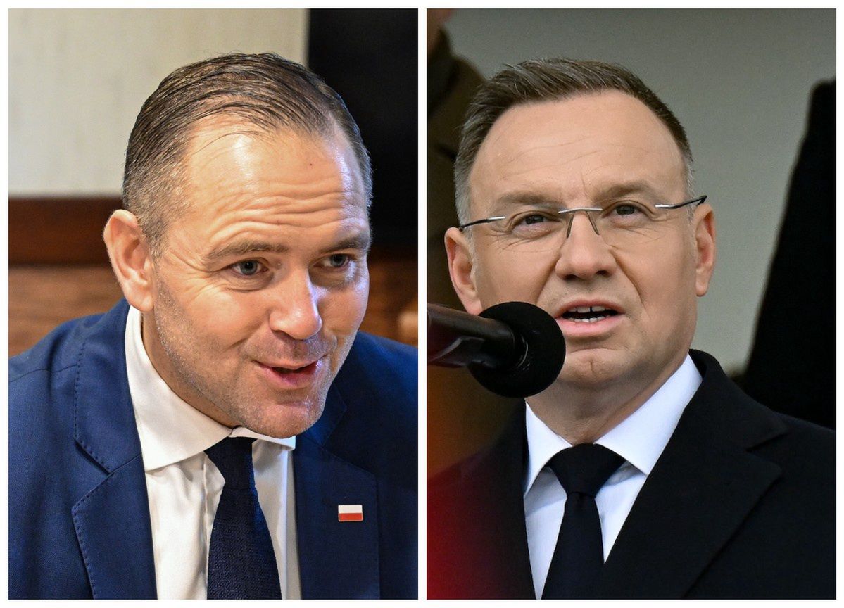 Prezydent Andrzej Duda i Karol Nawrocki, kandydat obywatelski, wspierany przez PiS