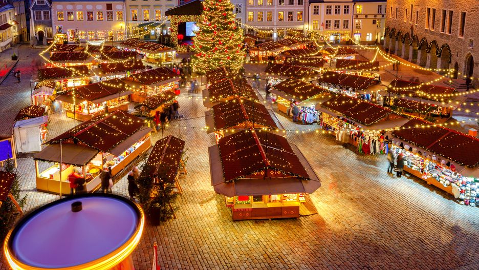 Jarmark bożonarodzeniowy w Tallinie