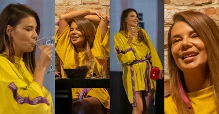 Edyta Górniak sączy koktajle na nocnym wypadzie ze znajomymi w centrum stolicy (ZDJĘCIA)