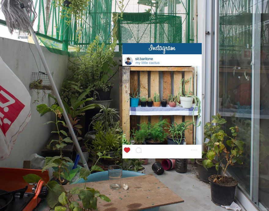 Fotografie pokazujące czym różni się rzeczywistość od świata z Instagrama 8