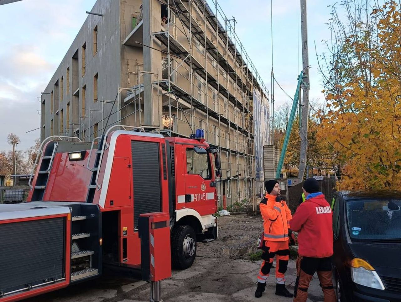 Braniewo: Tragiczne zdarzenie na budowie. Znaleziono zwłoki mężczyzny