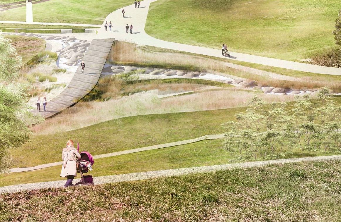 Warszawa. Park przy Wzgórzu Trzech Szczytów. Będzie "małpi gaj" i historyczna ścieżka