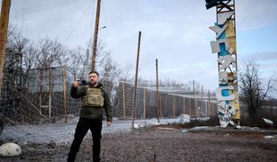 Zełenski zakpił z Putina. Pojawił się w symbolicznym miejscu