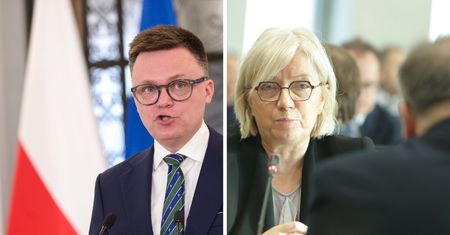 Przyłębska pisze do Hołowni. "W sprzeczności z konstytucją"