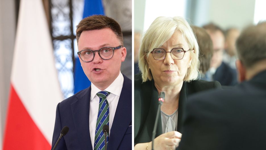 Przyłębska upomina Hołownię