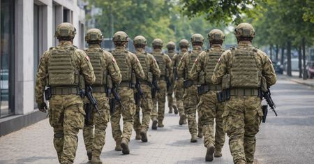 Mundurowi z bronią na ulicach Włocławka. Co się dzieje?