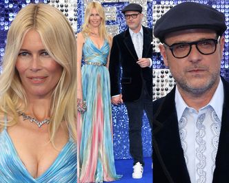 Tęczowa Claudia Schiffer wspiera męża na premierze w Londynie