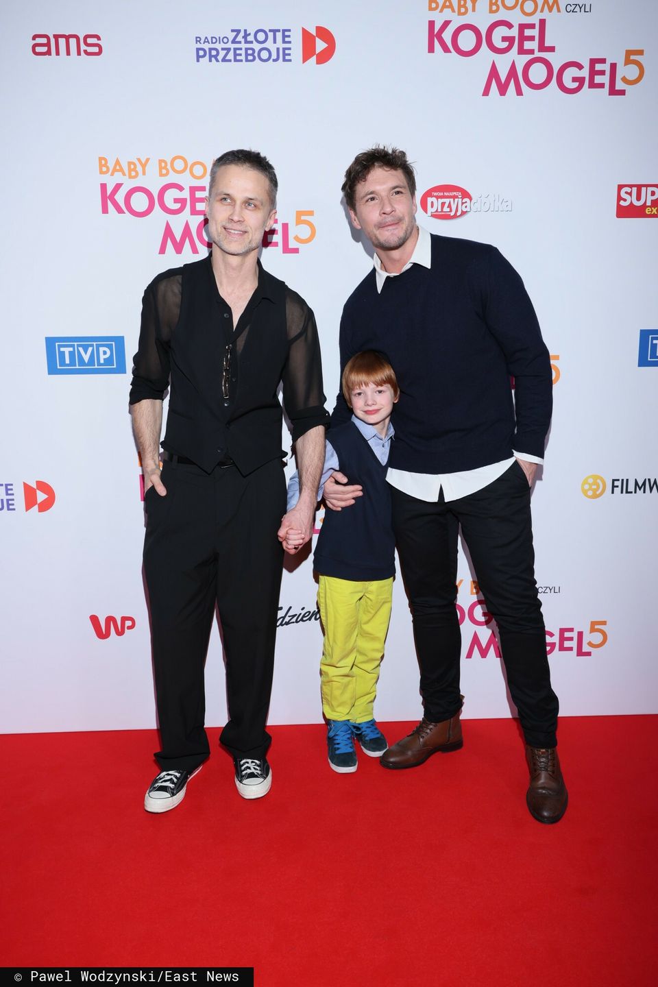 Maciej Zakoscielny i Mikolaj Roznerskina premierze "Kogel Mogel 5"