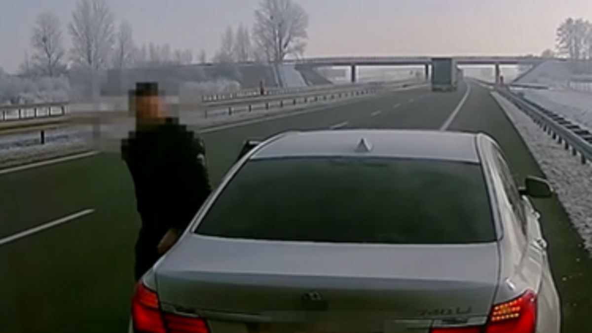 Kierowca bmw chciał wyjaśnić sytuację z autorem nagrania