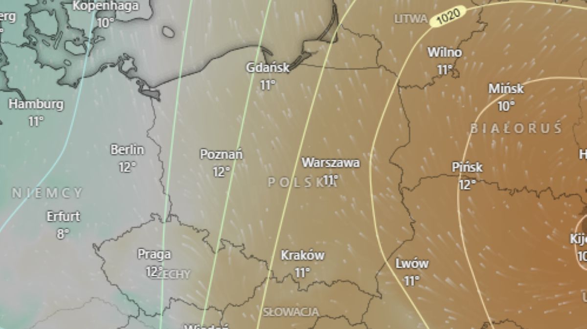 Prognoza IMGW na 7 i 8 listopada