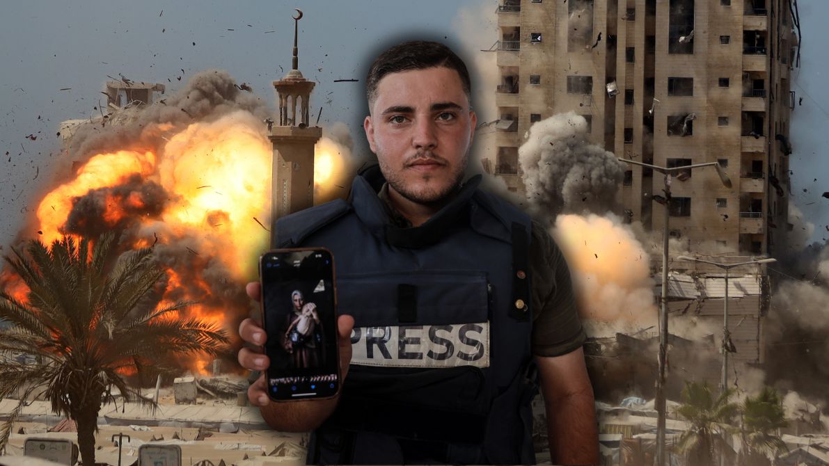 Ataki w Gazie. Na zdjęciu Ahmed Al-Arini