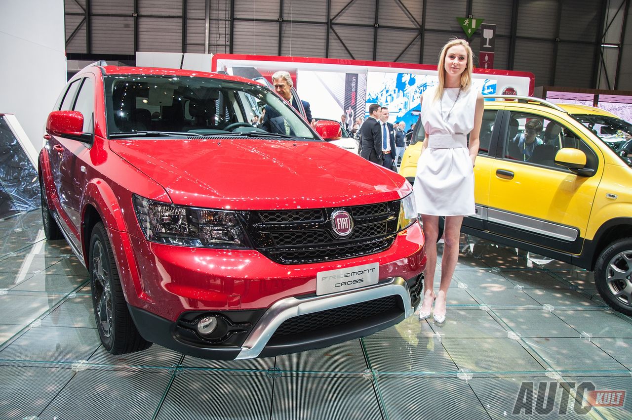 Fiat Freemont Cross na salonie samochodowym w Genewie