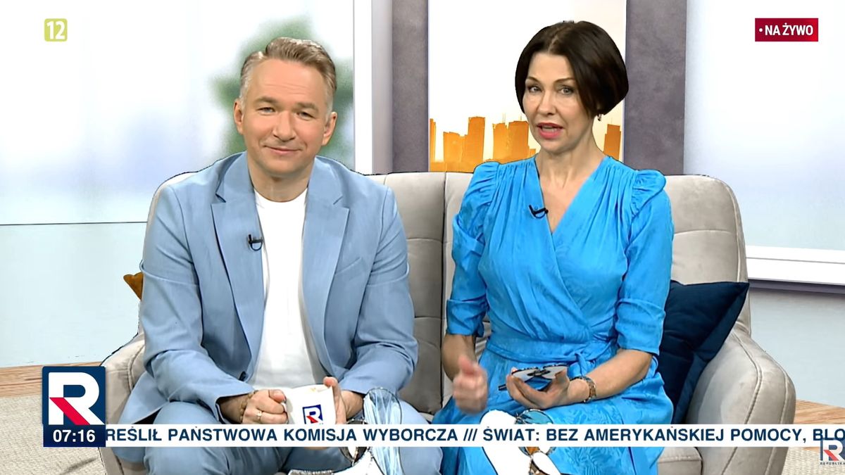 Rafał Patyra i Anna Popek