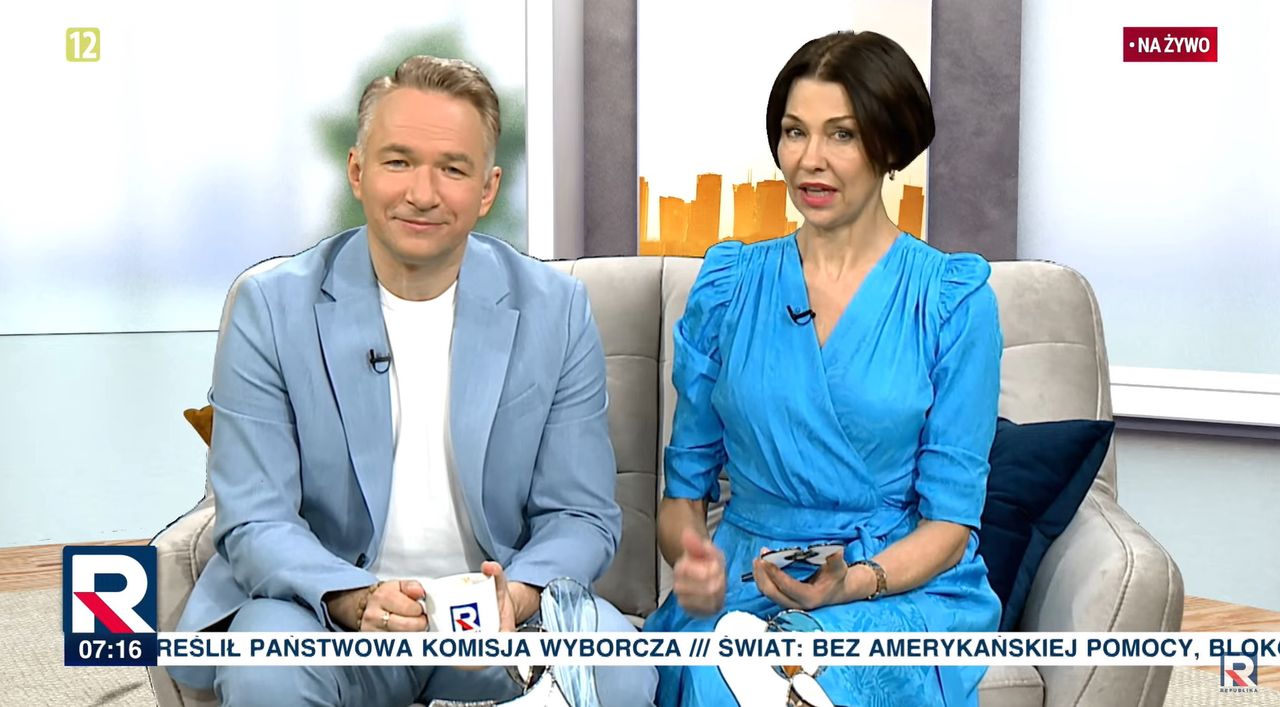 Rafał Patyra i Anna Popek