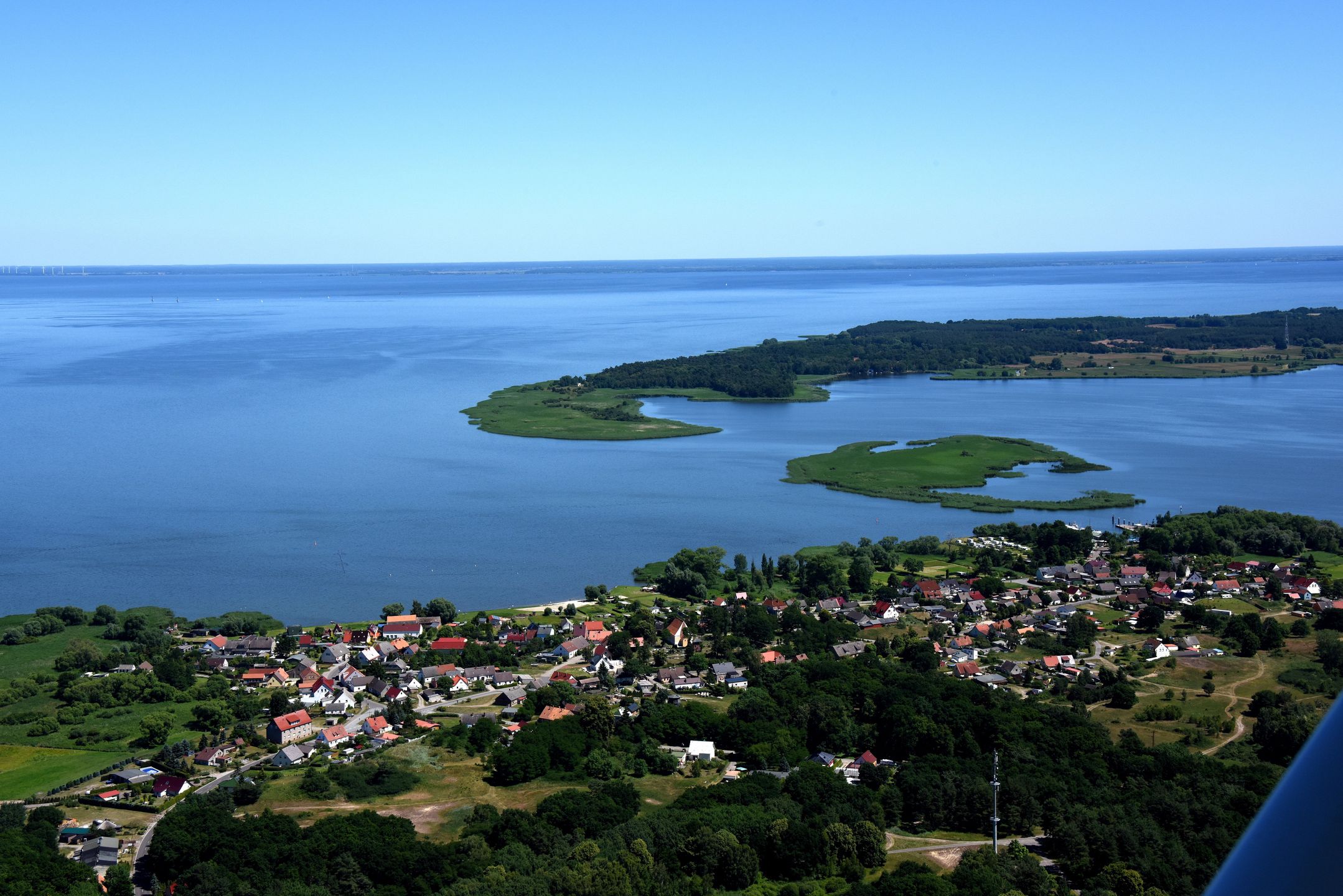 Okolice Nowego Warpna mają ciekawą linię brzegową